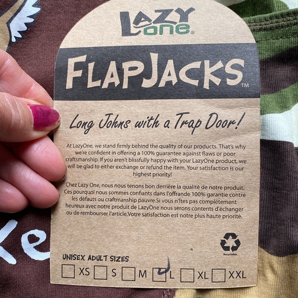 Lazy One Camo Long Underwear with “trap door” - Picture 11 of 15